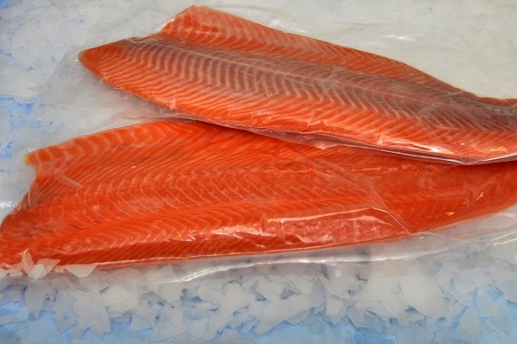 salmon sashimi kaalulangus